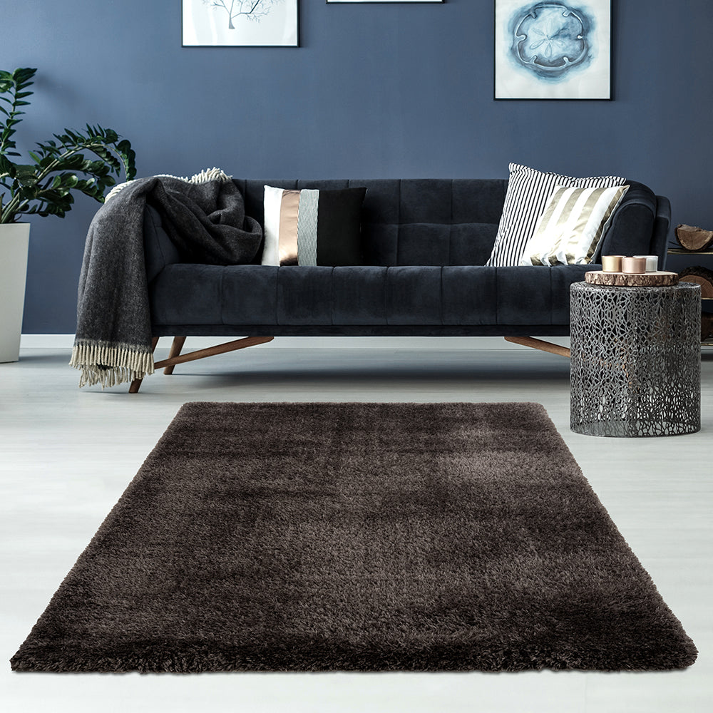 Plush Antracit Rug - Ambedo Home