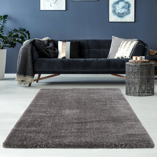 Plush Grey Rug - Ambedo Home